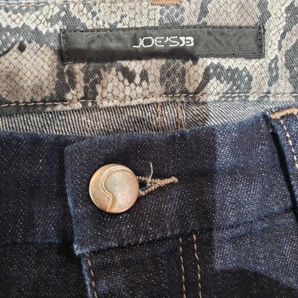 Joe's Jeans Cropped Jeans Women 28 Socialite Kicker Blue Dark Wash Denim - Picture 8 of 10